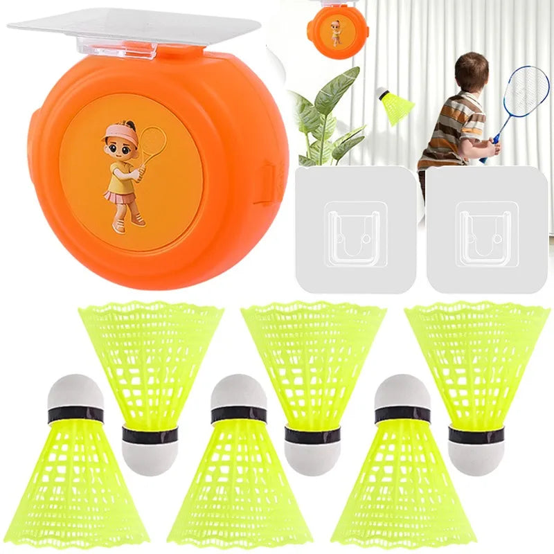 Badminton Trainer Set Rebound Device for Kids Adults Practice