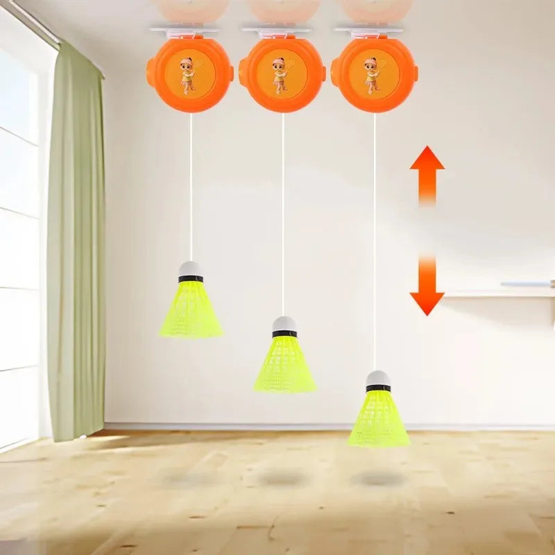 Badminton Trainer Set Rebound Device for Kids Adults Practice