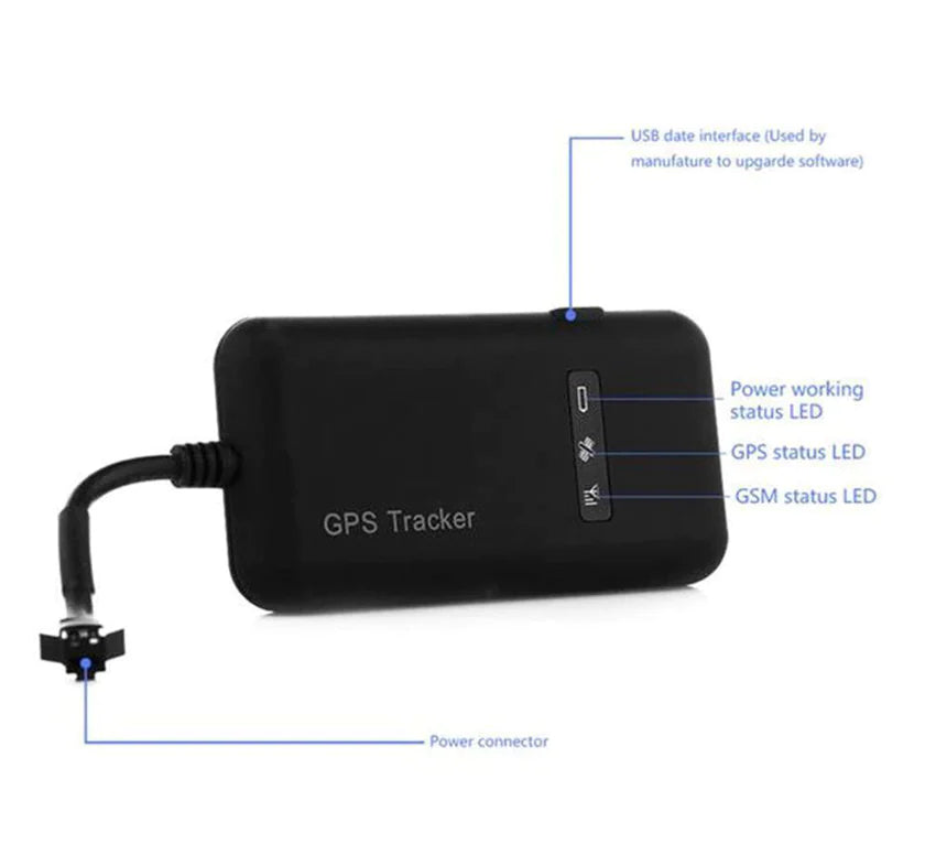 Real-Time GSM GPRS GPS Tracker for Car Motorcycle Anti-Theft