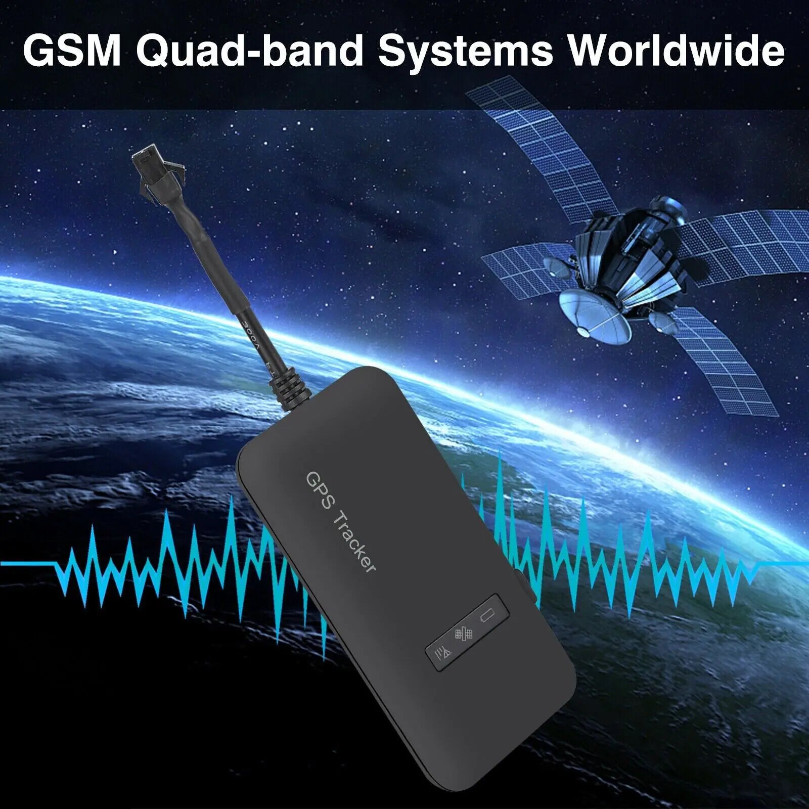 Real-Time GSM GPRS GPS Tracker for Car Motorcycle Anti-Theft