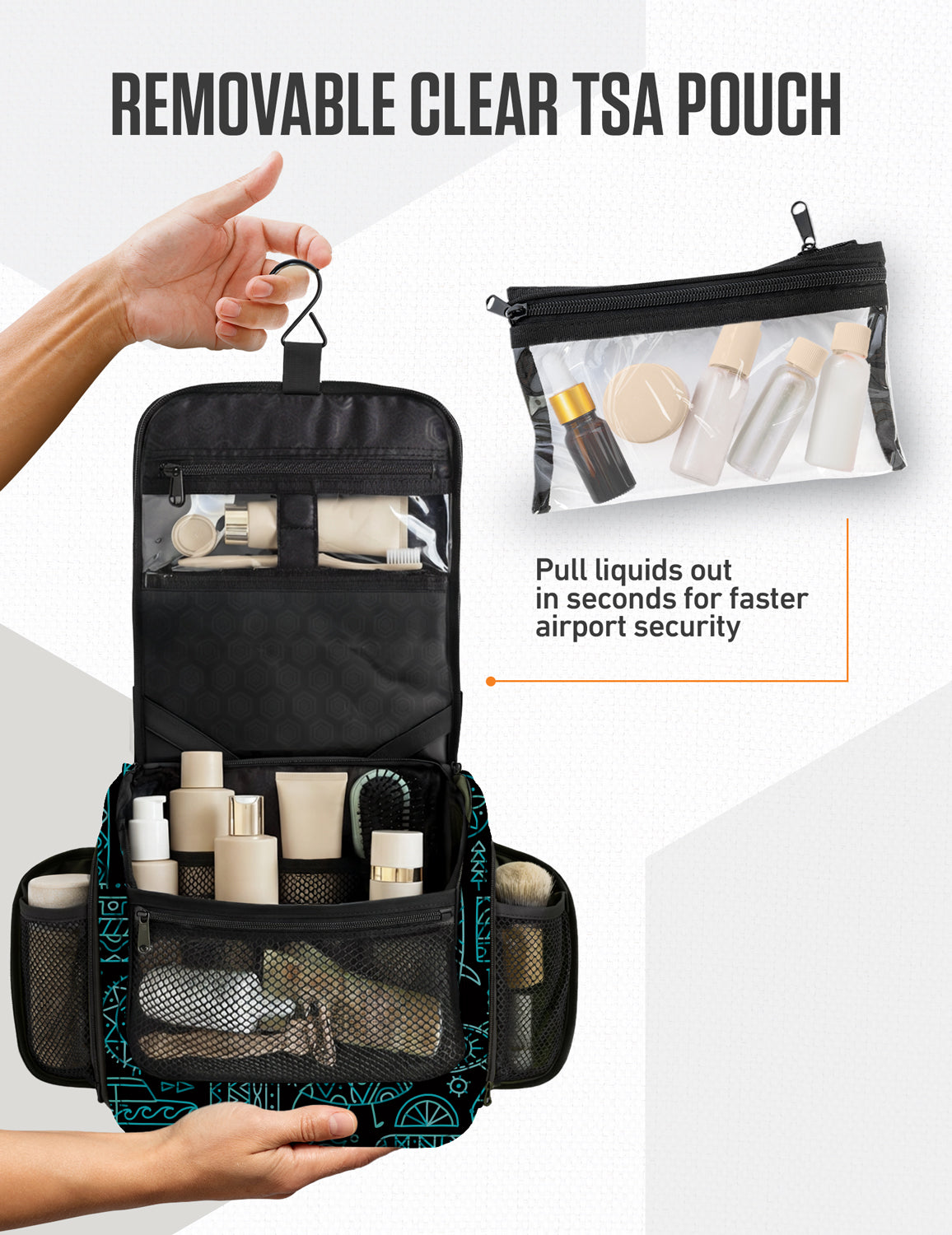 Hanging Travel Toiletry Bag