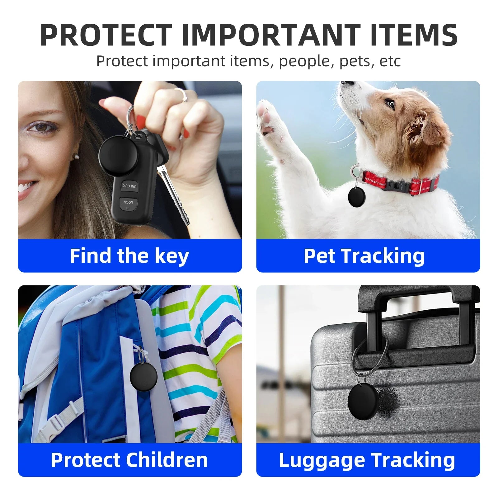 Mini Tag GPS Tracker for Android Google Find My Vehicle Bicycle
