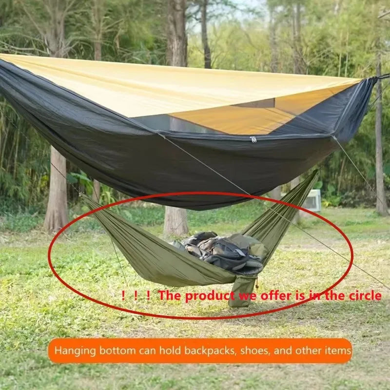 Portable Small Gear Storage Hammock for Hiking Camping Cycling