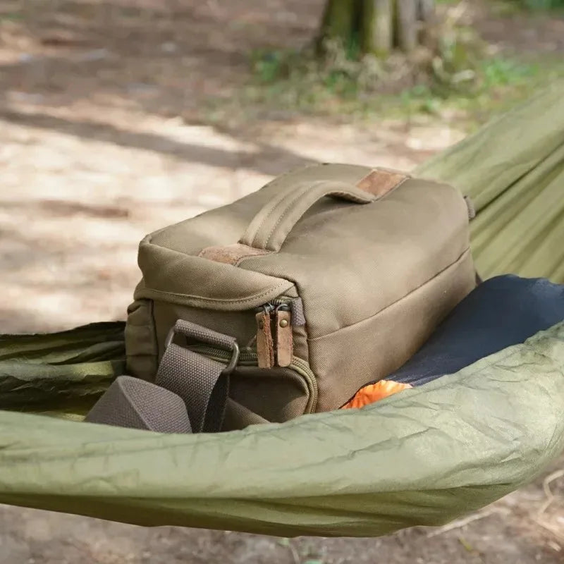 Portable Small Gear Storage Hammock for Hiking Camping Cycling