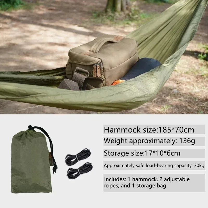 Portable Small Gear Storage Hammock for Hiking Camping Cycling