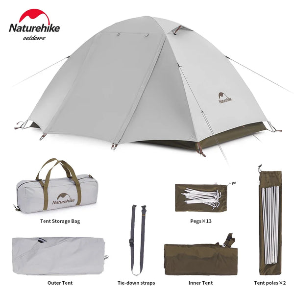 Naturehike 2-3 Person Waterproof Ultralight Portable Camping Tent