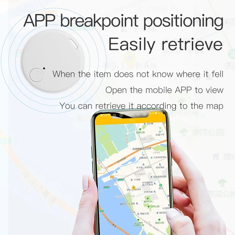 Bluetooth 5.0 GPS Tracker Anti-Lost Smart Finder for iOS Android