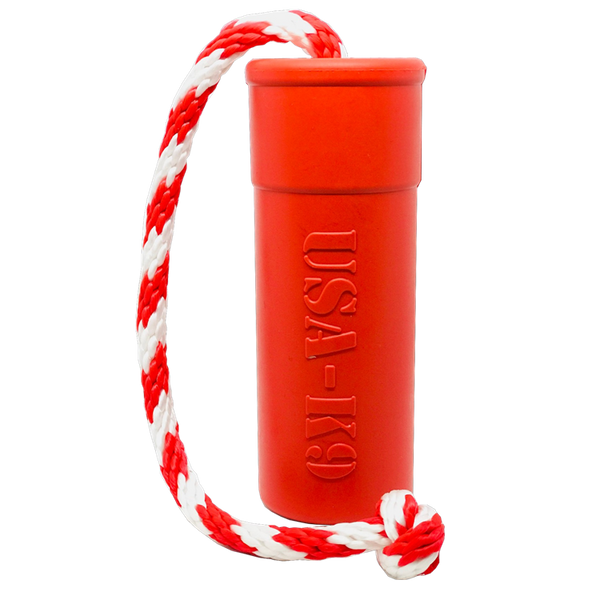 USA-K9 Firecracker Floating Training Dummy | K9 Handler Reward Toy | Red | USA Made