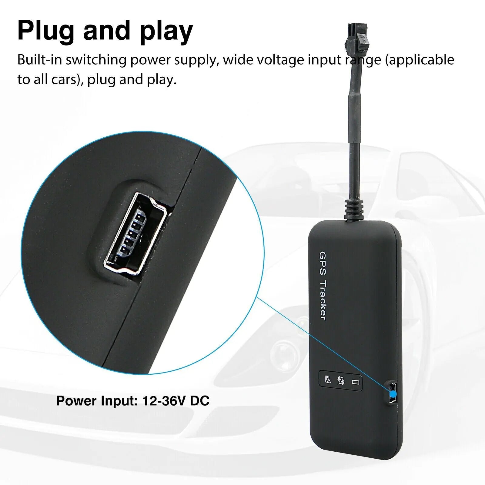 Real-Time GSM GPRS GPS Tracker for Car Motorcycle Anti-Theft